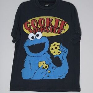 Cookie Monster Single Stitch T Shirt Double-Sided Size XL Changes USA Made